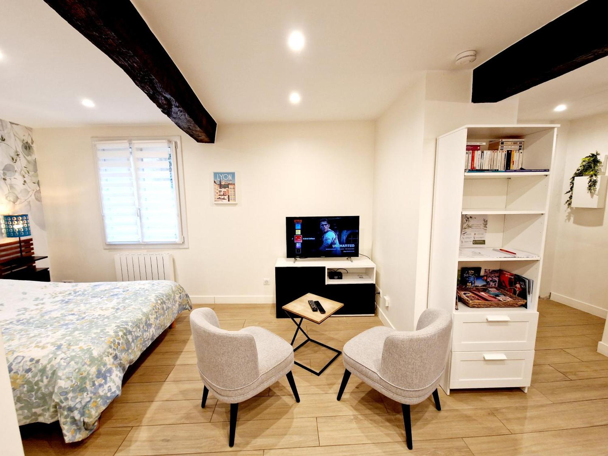 Studio Entierement Equipe Cailloux-sur-Fontaines 외부 사진