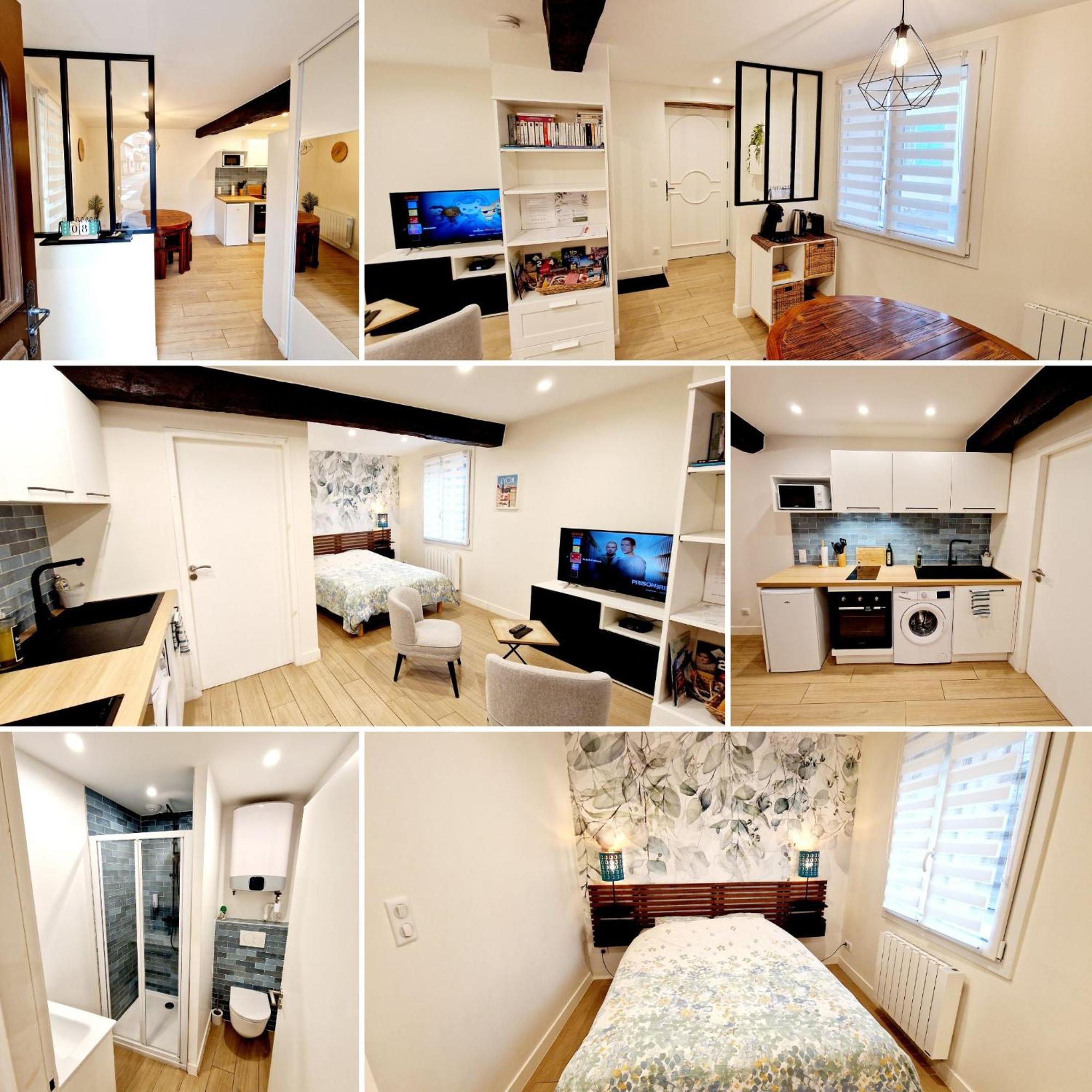 Studio Entierement Equipe Cailloux-sur-Fontaines 외부 사진